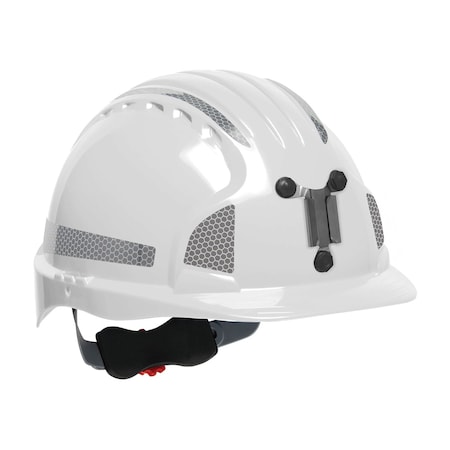 Pip Standard Brim Mining Hard Hat with HDPE Shell, 6-Point Polyester Suspension, Wheel Ratchet 280-EV6151MCR2-10